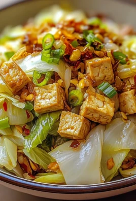 Tofu Cabbage Stir Fry