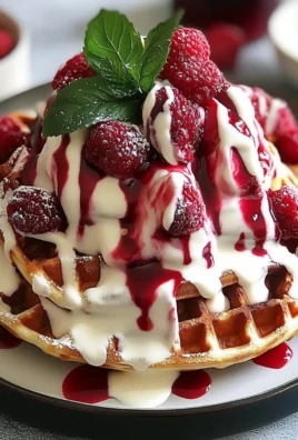 Red Velvet Marble Waffles