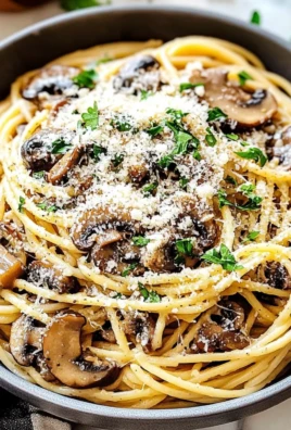 Mushroom Parmesan Pasta