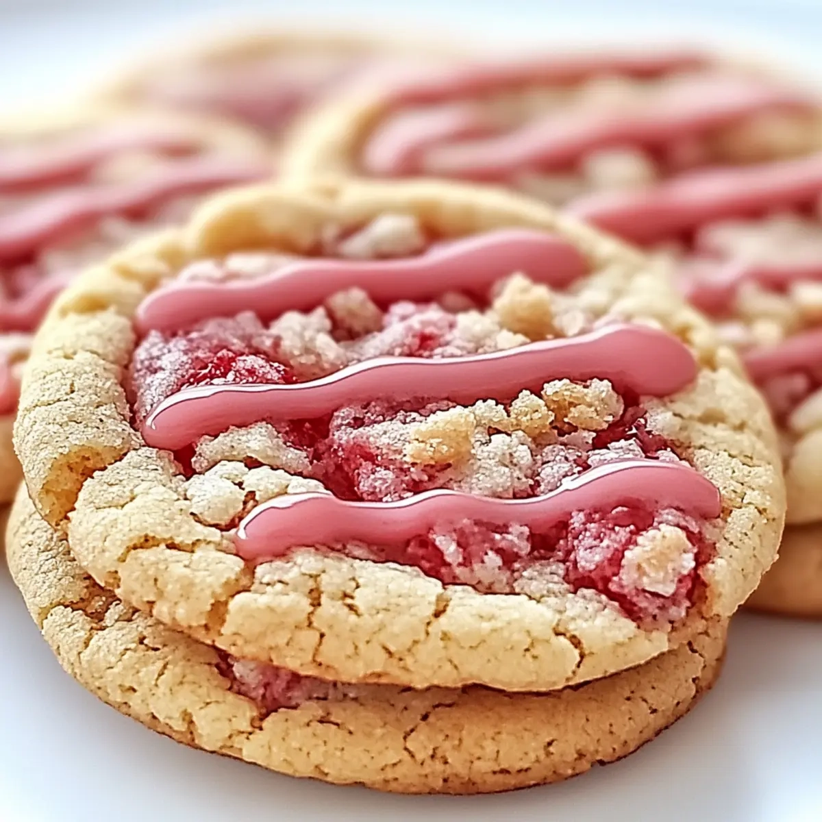 Strawberry Crunch Cookies