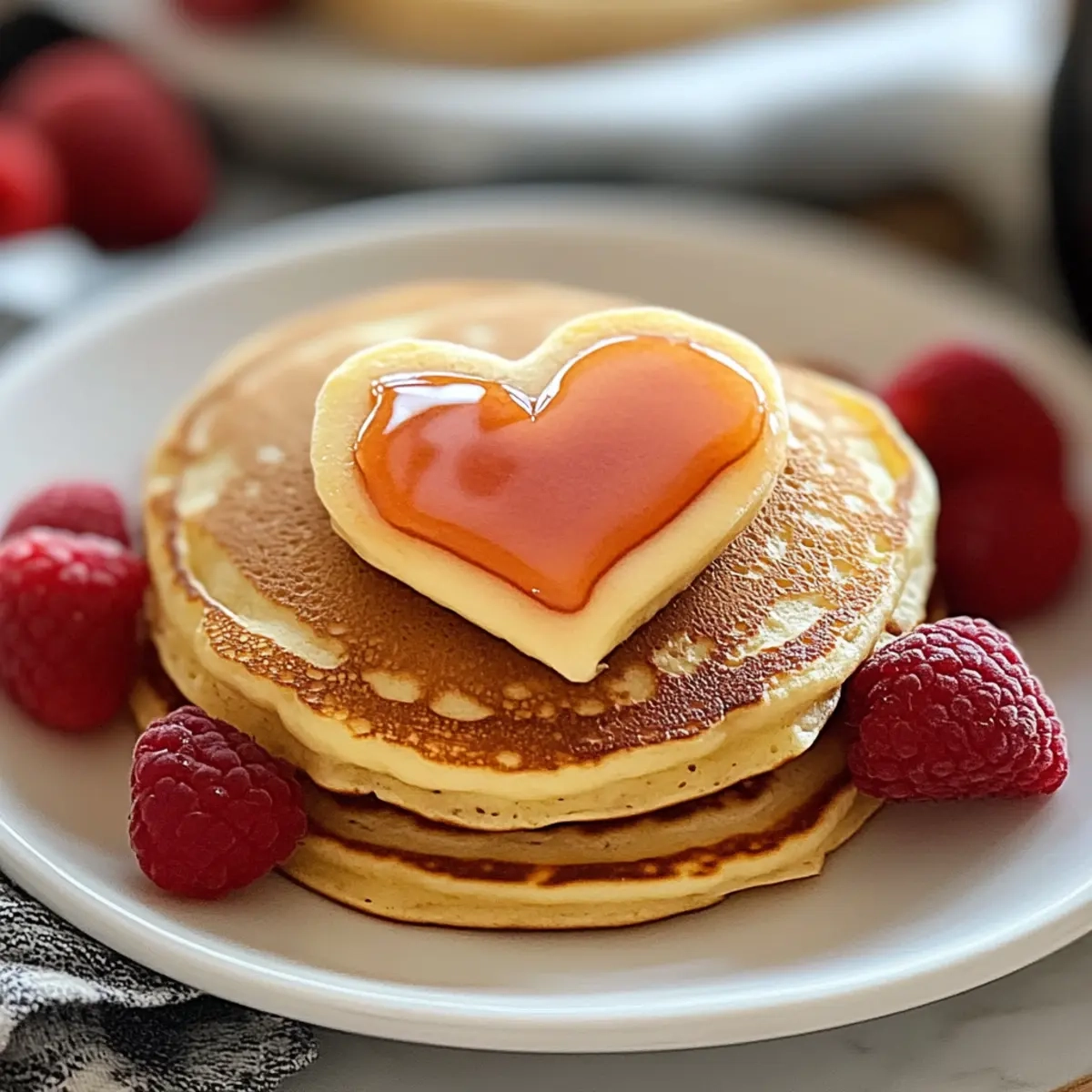 Heart-Shaped Pancakes