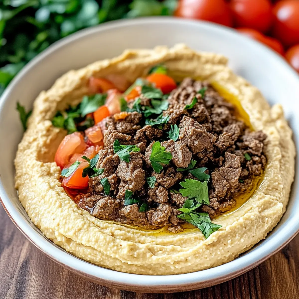 Beef Shawarma Hummus