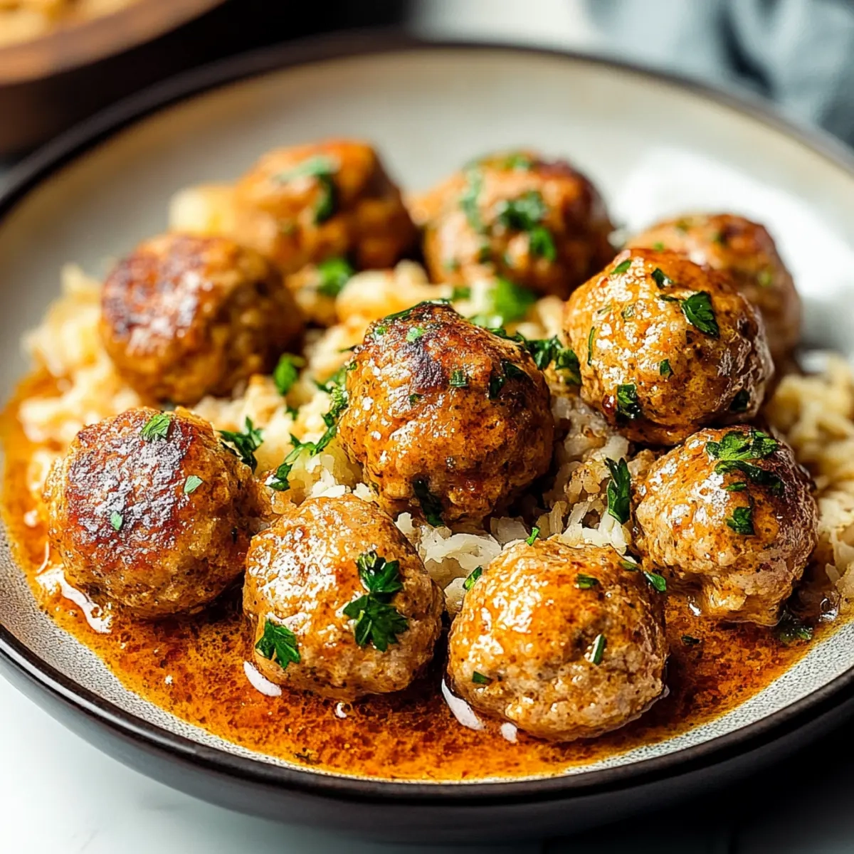 Paprika Chicken Meatballs