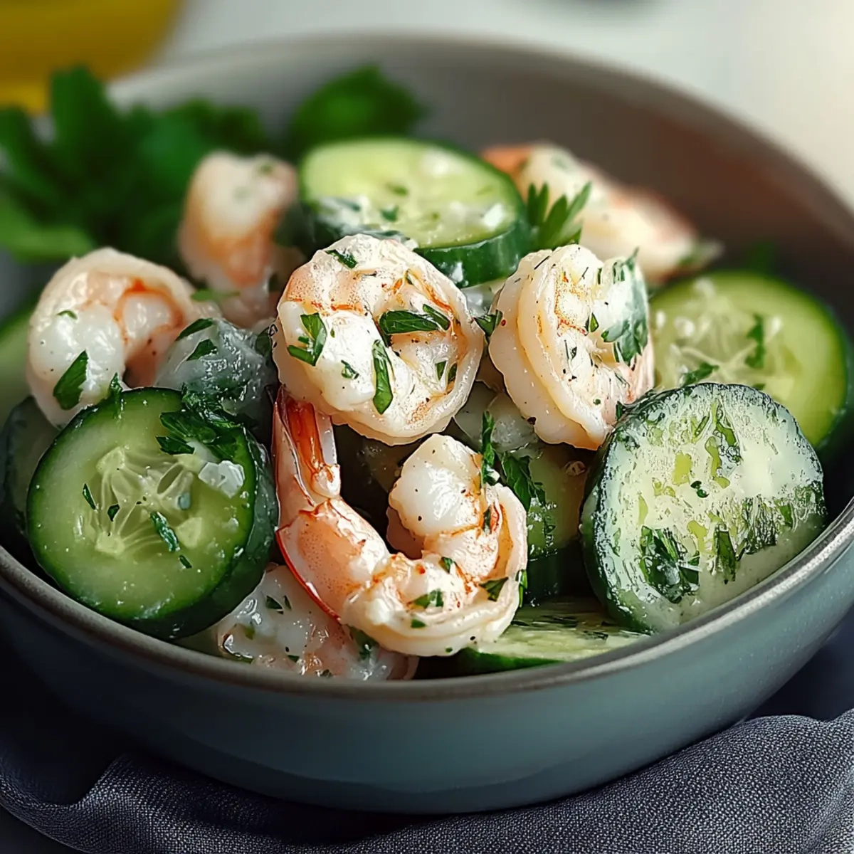 Cucumber Shrimp Salad