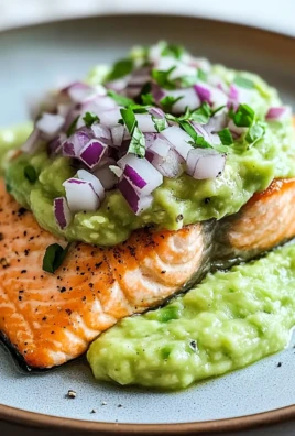Salmon with Avocado Mash