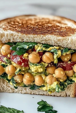 Mediterranean Chickpea Salad Sandwich