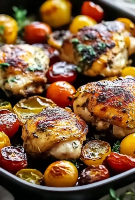 Mediterranean Sheet Pan Chicken Thighs