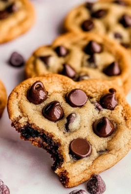 Heart Shaped Chocolate Chip Cookies
