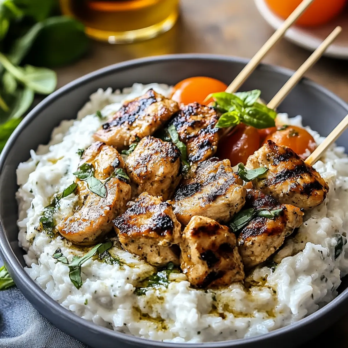 Chicken Tzatziki with Rice