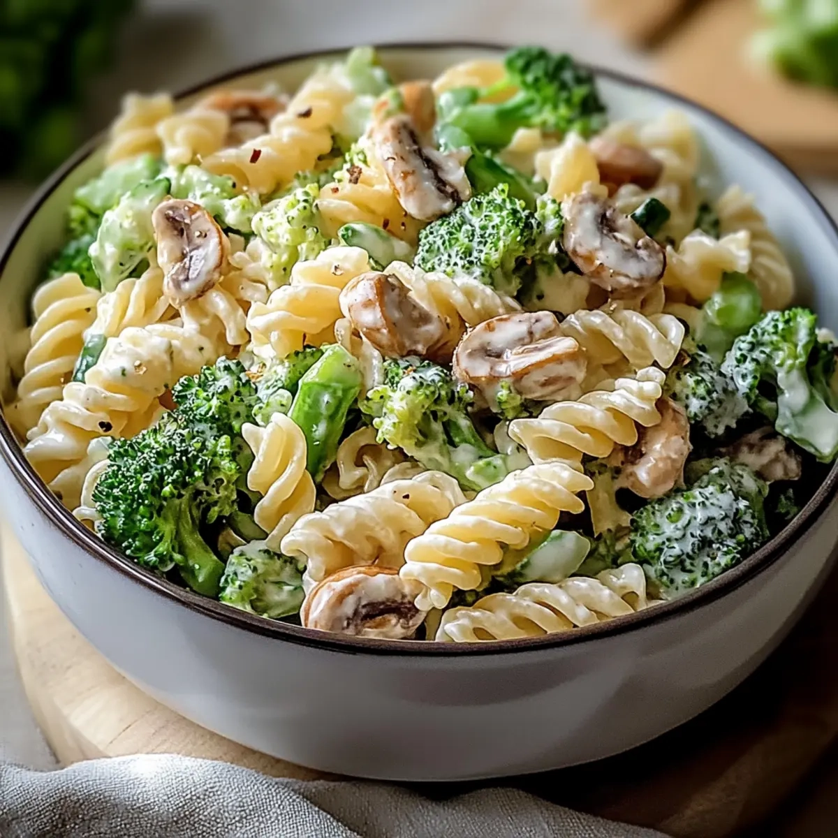 Protein Broccoli Pasta Salad