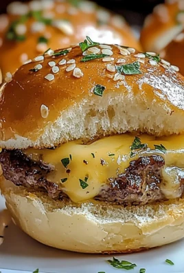 Garlic Parmesan Cheeseburger Bombs