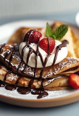 Valentine's Chocolate Crepes