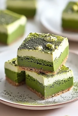 Buttery Matcha Latte Bars