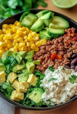 Mexican Turkey Taco Salad Bowls